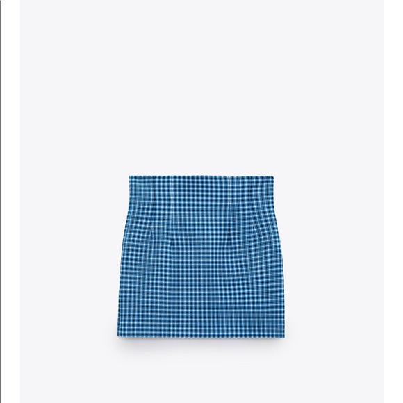 Zara Jackets & Coats Zara Plaid Coord Set Cropped Blazer Skirt